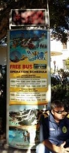 Buses On Rhodes To The Water Park