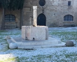 Argyrokastro Square Fountain - The Knights Castle In Rhodes