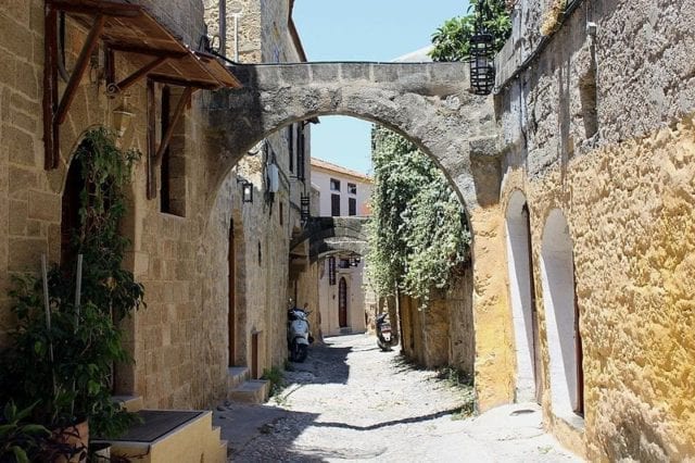 Old City Back Streets - The Medieval City In Rhodes