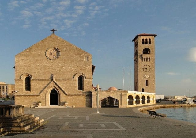 Evangelismos Church - The Street Of The Knights In Rhodes