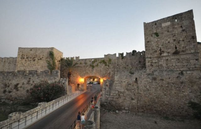 Liberty Gate - The Walls And The Gates In Rhodes