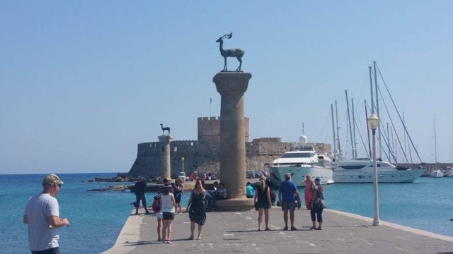 The Location Where The Colossus Stood - The City Of Rhodes in Greece