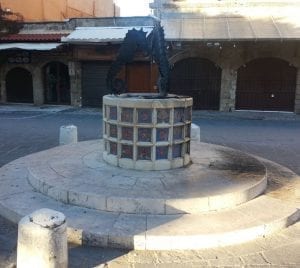 The Jewish Quarter Fountain - Chora And Bourgo