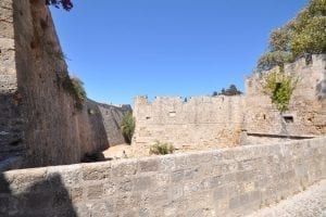 The West Walls Of The Medieval City - The Walls And The Gates In Rhodes