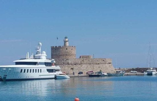 The Fortress Of St Nicholas - Rhodes Town In Greece