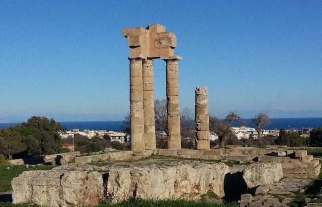 The Temple Of Apollo - Monte Smith In Rhodes