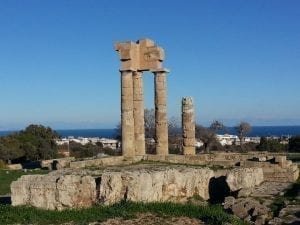 Temple Of Apollo - Monte Smith In Rhodes