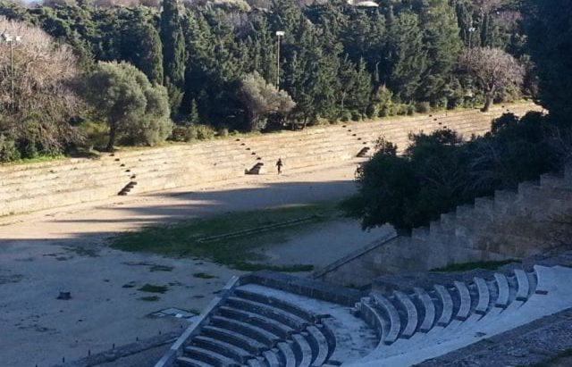 A Nice View Of The Old Stadium - Monte Smith In Rhodes