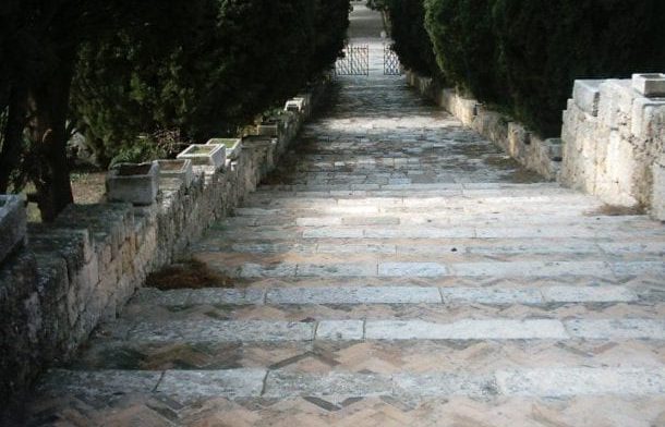 Steps From The Monastery - Filerimos In Rhodes