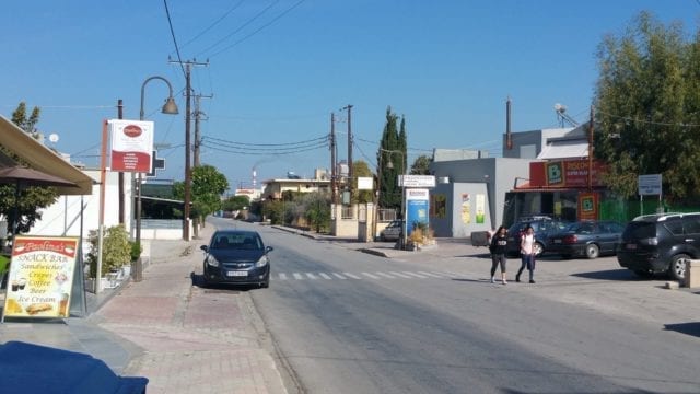 Main Street Of Soroni In Rhodes