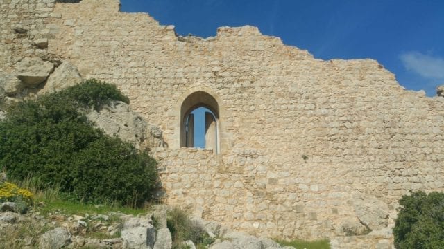 The Entrance To The Castle - Kritinia Castle In Rhodes