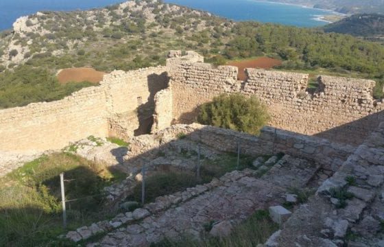 The Ancient Ruins - Kritinia Castle In Rhodes