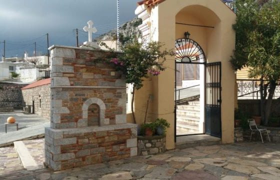 The Church Entrance - Siana In Rhodes