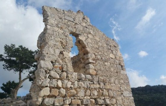 The Ruins Of The Castle - Monolithos Castle In Rhodes