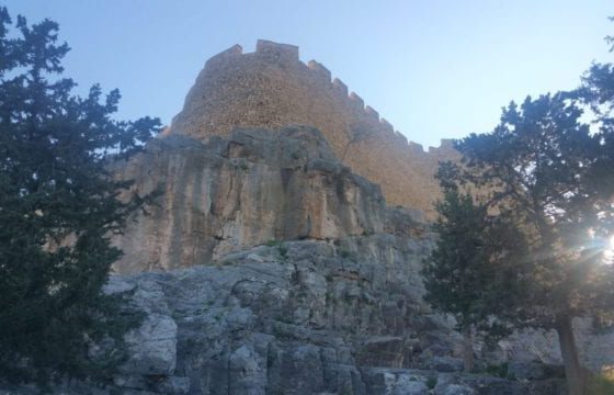 Climbing To The Acropolis - The Acropolis Of Lindos in Rhodes
