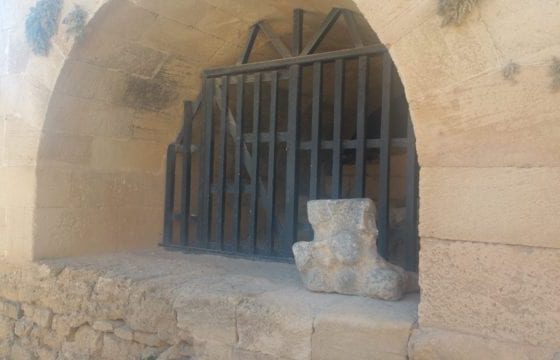 The Gated Store Room - The Acropolis Of Lindos in Rhodes
