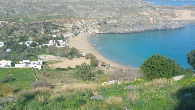 Before The Crowds - Lindos Beach In Rhodes