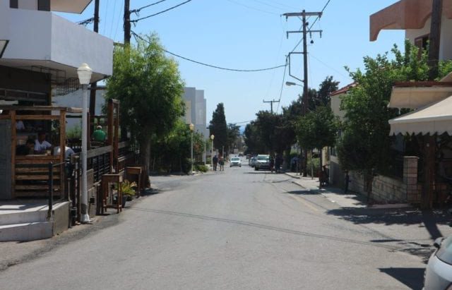 The Main High Street - Gennadi in Rhodes