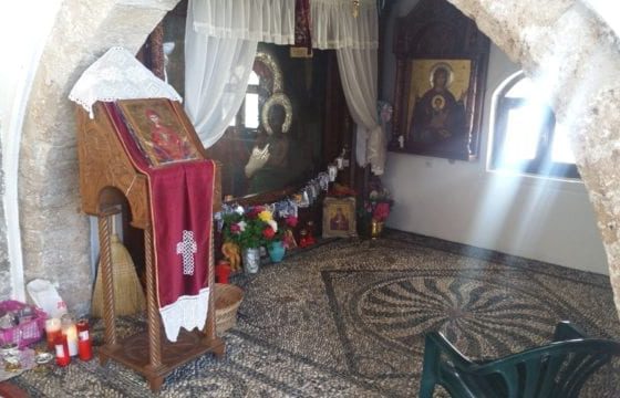 Inside Tsambika Monastery
