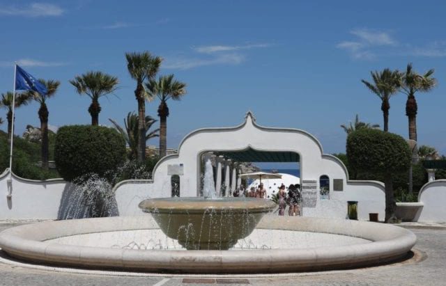 The Fountain And Entrance - Kalithea Springs In Rhodes