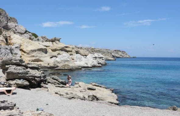 The Rocky Scenery - Kalithea Springs In Rhodes